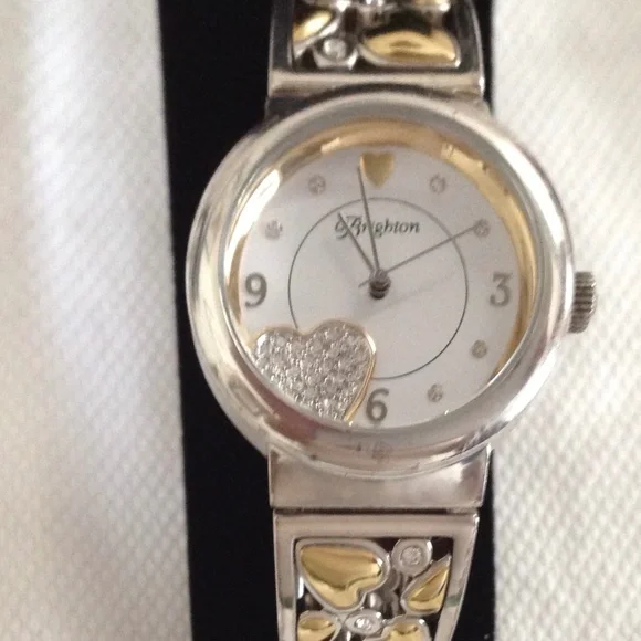 Brighton Gramerey Park Watch Brighton Gramercy Park Watch Womens 35mm Crystal Hearts Two  main image 4